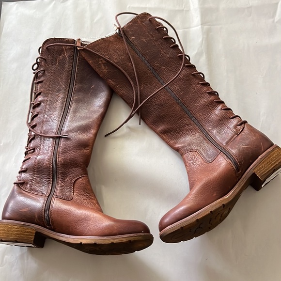 Sofft Sharnell II Leather Lace-Up Waterproof Tall Boots - Picture 5 of 16